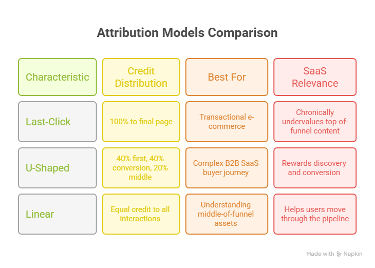 Multi-Touch vs. Last-Click Attribution Models in SaaS